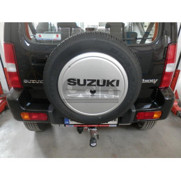 S050C GALIA Полностью оцинкованный фаркоп на Suzuki Jimny 1998-2018. Тип шара: C (горизонтальный съемный). Установка без снятия и выреза бампера. Нагрузки: 14