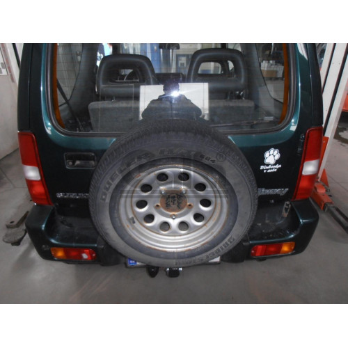 S050C GALIA Полностью оцинкованный фаркоп на Suzuki Jimny 1998-2018. Тип шара: C (горизонтальный съемный). Установка без снятия и выреза бампера. Нагрузки: 1400/75 кг, масса фаркопа 14,87 кг