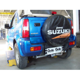 S050C GALIA Полностью оцинкованный фаркоп на Suzuki Jimny 1998-2018. Тип шара: C (горизонтальный съемный). Установка без снятия и выреза бампера. Нагрузки: 14