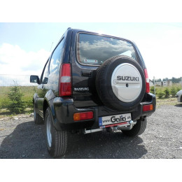S050C GALIA Полностью оцинкованный фаркоп на Suzuki Jimny 1998-2018. Тип шара: C (горизонтальный съемный). Установка без снятия и выреза бампера. Нагрузки: 14