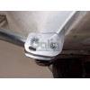 S081A GALIA Полностью оцинкованный фаркоп на Skoda Fabia хетчбек 2000-2007, 2007-2014. Подрозетник убирается за бампер. Тип шара: A. Невидимый вырез бампера. Нагрузки: 1200/50 кг, масса фаркопа 12,82 кг