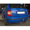 S081A GALIA Полностью оцинкованный фаркоп на Skoda Fabia хетчбек 2000-2007, 2007-2014. Подрозетник убирается за бампер. Тип шара: A. Невидимый вырез бампера. Нагрузки: 1200/50 кг, масса фаркопа 12,82 кг