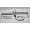 S081A GALIA Полностью оцинкованный фаркоп на Skoda Fabia хетчбек 2000-2007, 2007-2014. Подрозетник убирается за бампер. Тип шара: A. Невидимый вырез бампера. Нагрузки: 1200/50 кг, масса фаркопа 12,82 кг