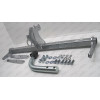 S081A GALIA Полностью оцинкованный фаркоп на Skoda Fabia хетчбек 2000-2007, 2007-2014. Подрозетник убирается за бампер. Тип шара: A. Невидимый вырез бампера. Нагрузки: 1200/50 кг, масса фаркопа 12,82 кг