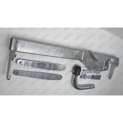 S081A GALIA Полностью оцинкованный фаркоп на Skoda Fabia хетчбек 2000-2007, 2007-2014. Подрозетник убирается за бампер. Тип шара: A. Невидимый вырез бампера. Нагрузки: 1200/50 кг, масса фаркопа 12,82 кг