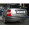 S082A GALIA Полностью оцинкованный фаркоп на Skoda Fabia седан/универсал 2000-2014, с 2008-2014 требуется электрика с блоком согласования. Подрозетник убирается за бампер. Тип шара: A. Невидимый вырез бампера. Нагрузки: 1200/50 кг, масса фаркопа 12,5 кг