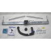S086V GALIA Полностью оцинкованный фаркоп на Skoda Octavia II седан/универсал 2005-2013, Skoda Octavia Scout 2008-2013, в т.ч. 4WD. Подрозетник убирается за бампер. Тип шара: AV (вертикальное быстросъемное крепление шара на ключе). Подрезка бампера. Нагру