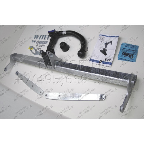 S086V GALIA Полностью оцинкованный фаркоп на Skoda Octavia II седан/универсал 2005-2013, Skoda Octavia Scout 2008-2013, в т.ч. 4WD. Подрозетник убирается за бампер. Тип шара: AV (вертикальное быстросъемное крепление шара на ключе). Подрезка бампера. Нагру