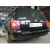 S088A GALIA Полностью оцинкованный фаркоп на Skoda Superb I 2002-2008, Volkswagen Passat B5 седан/универсал 1996-2005. Выхлопная труба с левой стороны. Подрозетник убирается за бампер. Тип шара: A. Невидимый вырез бампера. Нагрузки: 2100/85 кг, масса фарк