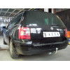 S088A GALIA Полностью оцинкованный фаркоп на Skoda Superb I 2002-2008, Volkswagen Passat B5 седан/универсал 1996-2005. Выхлопная труба с левой стороны. Подрозетник убирается за бампер. Тип шара: A. Невидимый вырез бампера. Нагрузки: 2100/85 кг, масса фарк