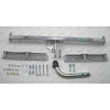 S088A GALIA Полностью оцинкованный фаркоп на Skoda Superb I 2002-2008, Volkswagen Passat B5 седан/универсал 1996-2005. Выхлопная труба с левой стороны. Подрозетник убирается за бампер. Тип шара: A. Невидимый вырез бампера. Нагрузки: 2100/85 кг, масса фарк