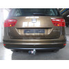 S100C GALIA Полностью оцинкованный фаркоп на SEAT Alhambra 2010-2020, Volkswagen Sharan 2010-2020 2WD/4WD. Тип шара: C (горизонтальный съемный). Подрезка бампера. Нагрузки: 2500/100 кг, масса фаркопа 18,87 кг
