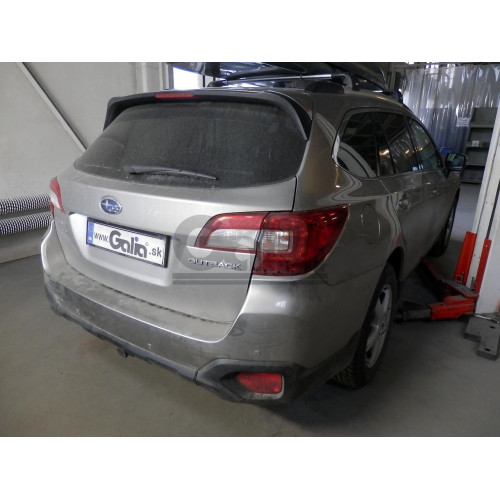 S116C GALIA Полностью оцинкованный фаркоп на Subaru Outback 2015-2021. Подрозетник убирается за бампер. Тип шара: C (горизонтальный съемный). Невидимый вырез бампера. Нагрузки: 2100/100 кг, масса фаркопа 18,67 кг