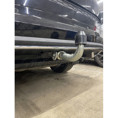 S120C GALIA Полностью оцинкованный фаркоп на Skoda Kodiaq 2WD, 4WD 2017-2023, 2023-. Тип шара: C (горизонтальный съемный). Невидимый вырез бампера. Нагрузки: 2600/140 кг, масса фаркопа 17,07 кг