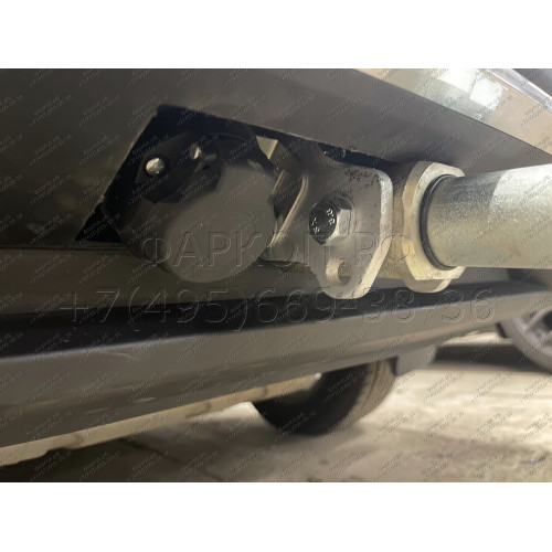 S120C GALIA Полностью оцинкованный фаркоп на Skoda Kodiaq 2WD, 4WD 2017-2023, 2023-. Тип шара: C (горизонтальный съемный). Невидимый вырез бампера. Нагрузки: 2600/140 кг, масса фаркопа 17,07 кг