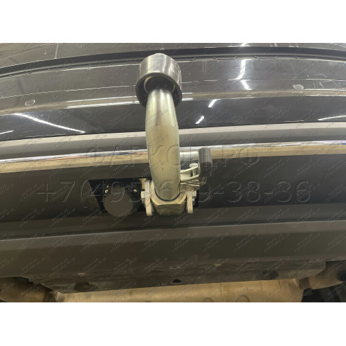 S120C GALIA Полностью оцинкованный фаркоп на Skoda Kodiaq 2WD, 4WD 2017-2023, 2023-. Тип шара: C (горизонтальный съемный). Невидимый вырез бампера. Нагрузки: 2600/140 кг, масса фаркопа 17,07 кг