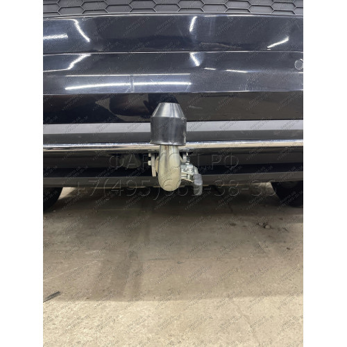 S120C GALIA Полностью оцинкованный фаркоп на Skoda Kodiaq 2WD, 4WD 2017-2023, 2023-. Тип шара: C (горизонтальный съемный). Невидимый вырез бампера. Нагрузки: 2600/140 кг, масса фаркопа 17,07 кг