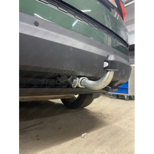 S120C GALIA Полностью оцинкованный фаркоп на Skoda Kodiaq 2WD, 4WD 2017-2023, 2023-. Тип шара: C (горизонтальный съемный). Невидимый вырез бампера. Нагрузки: 2600/140 кг, масса фаркопа 17,07 кг