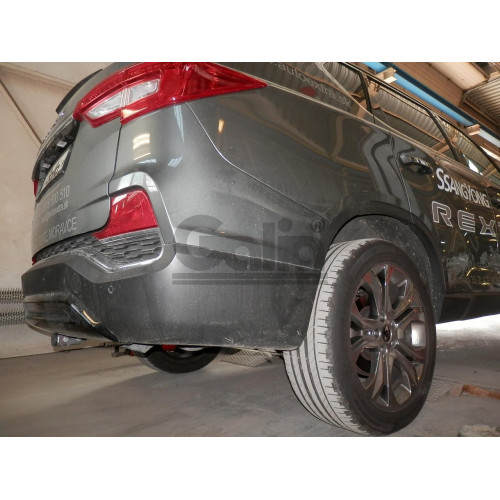 S126A GALIA Полностью оцинкованный фаркоп на KGM Rexton 2023-, SsangYong Rexton, в т.ч. дизель 2017-2023. Тип шара: A. Установка без выреза бампера. Нагрузки: 3500/140 кг, масса фаркопа 22,02 кг