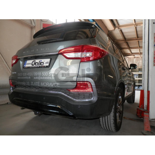 S126A GALIA Полностью оцинкованный фаркоп на KGM Rexton 2023-, SsangYong Rexton, в т.ч. дизель 2017-2023. Тип шара: A. Установка без выреза бампера. Нагрузки: 3500/140 кг, масса фаркопа 22,02 кг