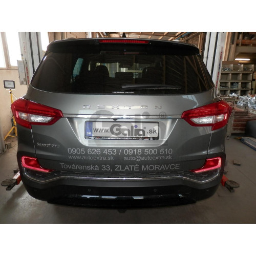S126A GALIA Полностью оцинкованный фаркоп на KGM Rexton 2023-, SsangYong Rexton, в т.ч. дизель 2017-2023. Тип шара: A. Установка без выреза бампера. Нагрузки: 3500/140 кг, масса фаркопа 22,02 кг