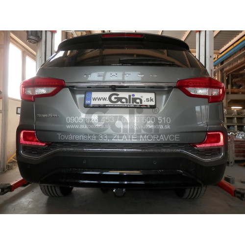 S126A GALIA Полностью оцинкованный фаркоп на KGM Rexton 2023-, SsangYong Rexton, в т.ч. дизель 2017-2023. Тип шара: A. Установка без выреза бампера. Нагрузки: 3500/140 кг, масса фаркопа 22,02 кг