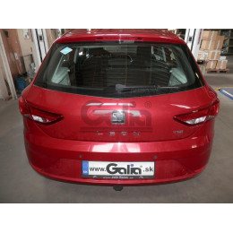 S146A GALIA Полностью оцинкованный фаркоп на SEAT Leon 2017-2020, 2020-. Подрозетник убирается за бампер. Тип шара: A. Установка без выреза бампера. Нагрузки: