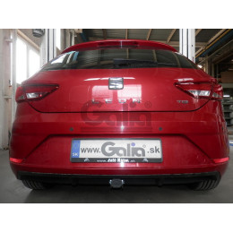 S146A GALIA Полностью оцинкованный фаркоп на SEAT Leon 2017-2020, 2020-. Подрозетник убирается за бампер. Тип шара: A. Установка без выреза бампера. Нагрузки: