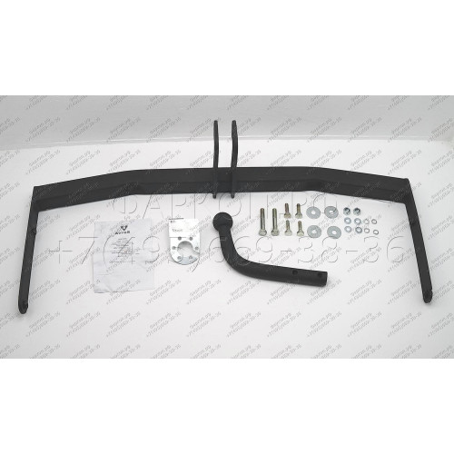 SK 08 AVTOS Фаркоп на Skoda Roomster 2006-2015. Необходима подрезка бампера. Тип шара: A. Нагрузки: 1200/75 кг, масса фаркопа 16 кг (без электрики в комплекте)