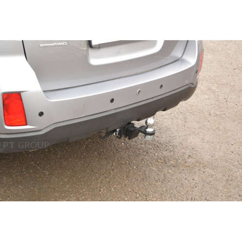 SUT-09-991122.00 PT GROUP Фаркоп на Subaru Outback 2009-2014 без подрезки бампера. Тип шара: E (легкосъемный шар под квадрат). Нагрузки: 2200/80 кг, масса фаркопа 15,6 кг (без электрики в комплекте)