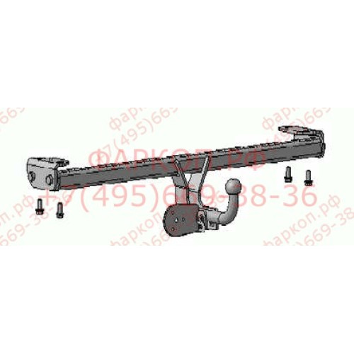 SZ 08 AVTOS Фаркоп на Suzuki Grand Vitara 3 двери 2005-2016. Необходима подрезка бампера. Тип шара: A. Нагрузки: 1600/75 кг, масса фаркопа 12 кг (без электрики в комплекте)