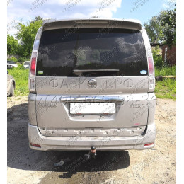H.N29.A HALTY Фаркоп на Nissan Serena C25 2WD/4WD комплектация Highway Star 2005-2010. Требуется подрезка бампера. Тип шара: A. Нагрузки: 750/75 кг, масса фаркопа 15,5 кг