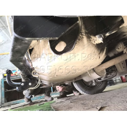 H.N29.A HALTY Фаркоп на Nissan Serena C25 2WD/4WD комплектация Highway Star 2005-2010. Требуется подрезка бампера. Тип шара: A. Нагрузки: 750/75 кг, масса фаркопа 15,5 кг