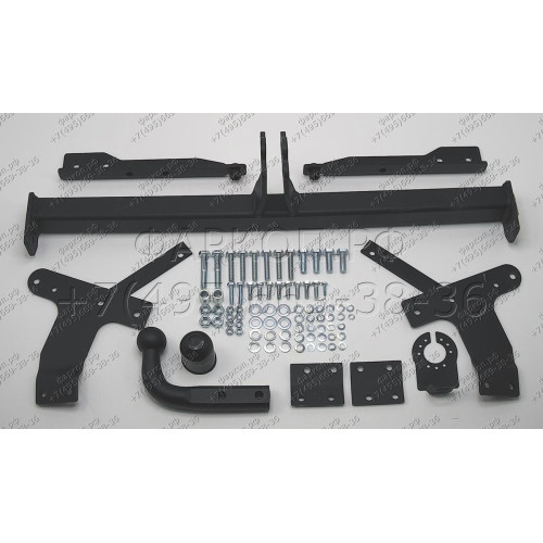T-124 STEINHOF Фаркоп на Toyota Corolla Verso 04/2004-2009. Требуется подрезка бампера. Тип шара: A. Нагрузки: 1450/60 кг, масса фаркопа 16,85 кг (без электрики в комплекте)