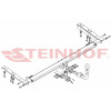 T-205 STEINHOF Фаркоп на Toyota Sienna, в т.ч.4x4 2011-2018 без подрезки бампера. Тип шара: AH (горизонтальное быстросъемное крепление шара на ключе). Нагрузки: 1800/75 кг, масса фаркопа 26,7 кг (без электрики в комплекте)