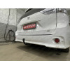 T-205 STEINHOF Фаркоп на Toyota Sienna, в т.ч.4x4 2011-2018 без подрезки бампера. Тип шара: AH (горизонтальное быстросъемное крепление шара на ключе). Нагрузки: 1800/75 кг, масса фаркопа 26,7 кг (без электрики в комплекте)