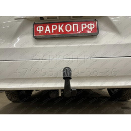 T-205 STEINHOF Фаркоп на Toyota Sienna, в т.ч.4x4 2011-2018 без подрезки бампера. Тип шара: AH (горизонтальное быстросъемное крепление шара на ключе). Нагрузки: 180