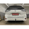 T-205 STEINHOF Фаркоп на Toyota Sienna, в т.ч.4x4 2011-2018 без подрезки бампера. Тип шара: AH (горизонтальное быстросъемное крепление шара на ключе). Нагрузки: 1800/75 кг, масса фаркопа 26,7 кг (без электрики в комплекте)