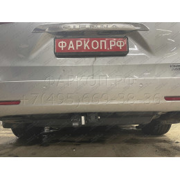 T-205 STEINHOF Фаркоп на Toyota Sienna, в т.ч.4x4 2011-2018 без подрезки бампера. Тип шара: AH (горизонтальное быстросъемное крепление шара на ключе). Нагрузки: 180