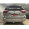 T-205 STEINHOF Фаркоп на Toyota Sienna, в т.ч.4x4 2011-2018 без подрезки бампера. Тип шара: AH (горизонтальное быстросъемное крепление шара на ключе). Нагрузки: 1800/75 кг, масса фаркопа 26,7 кг (без электрики в комплекте)