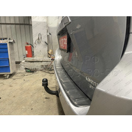 T-205 STEINHOF Фаркоп на Toyota Sienna, в т.ч.4x4 2011-2018 без подрезки бампера. Тип шара: AH (горизонтальное быстросъемное крепление шара на ключе). Нагрузки: 180