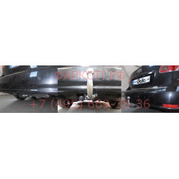 T059C GALIA Полностью оцинкованный фаркоп на Toyota Avensis седан/универсал 2009-2018. Подрозетник убирается за бампер. Тип шара: C (горизонтальный съемный)