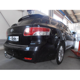T059C GALIA Полностью оцинкованный фаркоп на Toyota Avensis седан/универсал 2009-2018. Подрозетник убирается за бампер. Тип шара: C (горизонтальный съемный)