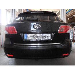 T059C GALIA Полностью оцинкованный фаркоп на Toyota Avensis седан/универсал 2009-2018. Подрозетник убирается за бампер. Тип шара: C (горизонтальный съемный)