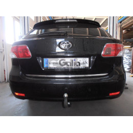 T059C GALIA Полностью оцинкованный фаркоп на Toyota Avensis седан/универсал 2009-2018. Подрозетник убирается за бампер. Тип шара: C (горизонтальный съемный)