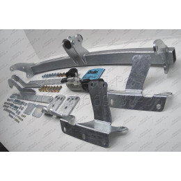 T061C GALIA Полностью оцинкованный фаркоп на Toyota RAV4 2013-2019. Тип шара: C (горизонтальный съемный). Минимальная подрезка бампера. Нагрузки: 2000/90 кг, ма