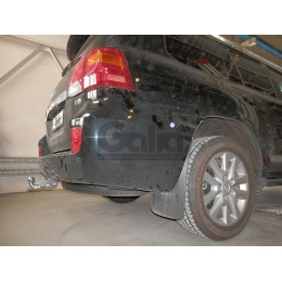 T070C GALIA Полностью оцинкованный фаркоп на Toyota Land Cruiser 200 2008-2021, Lexus LX 2008-2021. Тип шара: C (горизонтальный съемный). Невидимый вырез бампера. Нагрузк