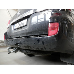 T070C GALIA Полностью оцинкованный фаркоп на Toyota Land Cruiser 200 2008-2021, Lexus LX 2008-2021. Тип шара: C (горизонтальный съемный). Невидимый вырез бампера. Нагрузк