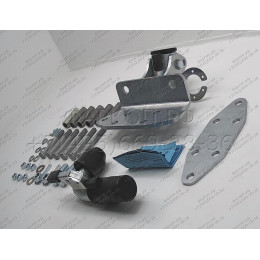 T070C GALIA Полностью оцинкованный фаркоп на Toyota Land Cruiser 200 2008-2021, Lexus LX 2008-2021. Тип шара: C (горизонтальный съемный). Невидимый вырез бампера. Нагрузк