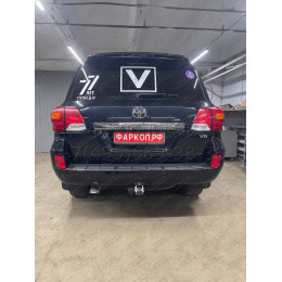 T070C GALIA Полностью оцинкованный фаркоп на Toyota Land Cruiser 200 2008-2021, Lexus LX 2008-2021. Тип шара: C (горизонтальный съемный). Невидимый вырез бампера. Нагрузк